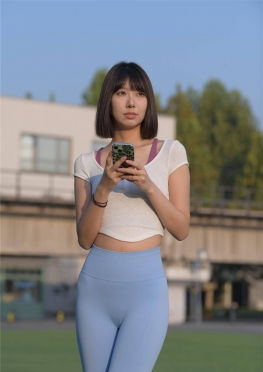 7029浅蓝瑜伽K【640P】紧身瑜伽裤大长腿翘Tun美女套图