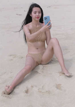 6302昨天恋人-棕色BJN【759P】极品车模碧玉姐姐比基尼美臀图